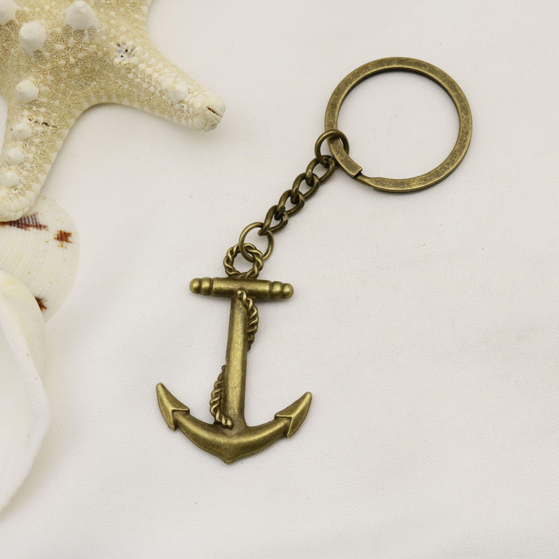 Hot Selling Simple Anchor Keychain Pendant