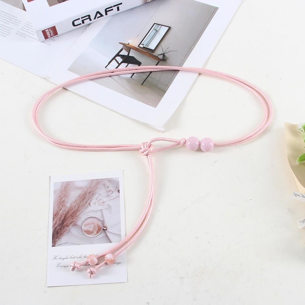Luxury Design Adjustable Slim Belt for Women Decorative Dress Sweater Coat Matching