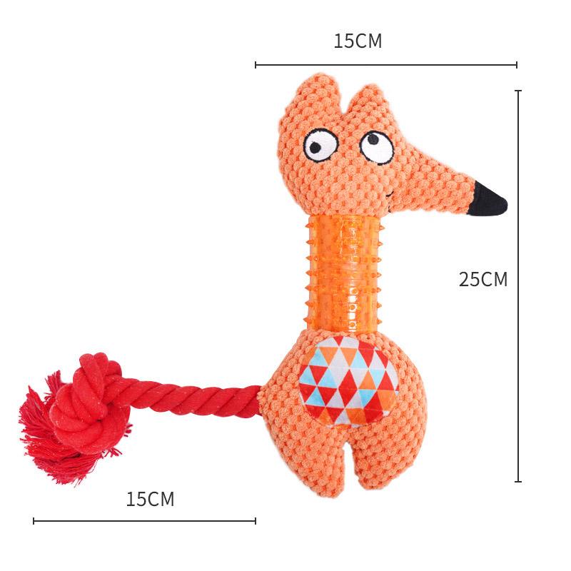 Creative Voice-Producing Plush Toy for Dog Bite-resistant Teeth Grinding Relief Boredom Puppy Interactive Toy Zabawki Dla Pieska