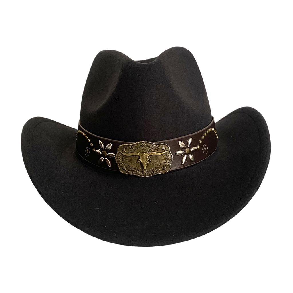 Neuer Cowboyhut im Westernstil für Männer und Frauen Retro breitkrempiger Gentlemanhut Cowgirl Jazzhut Sommer modische Sonnenhüte