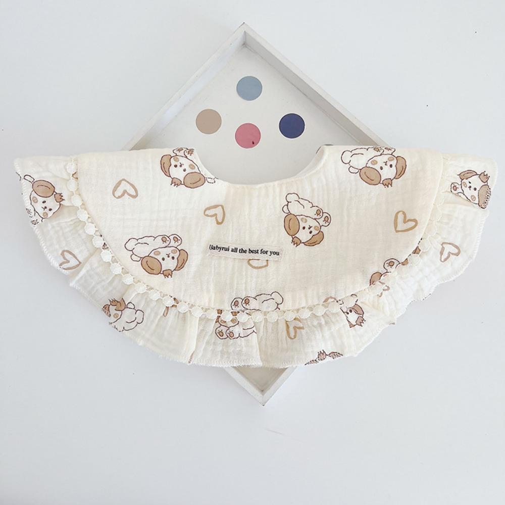 Feeding Baby Cotton Bibs Princess Saliva Towel Cloths Baby Drooling Bibs  Neck Wear Accessories