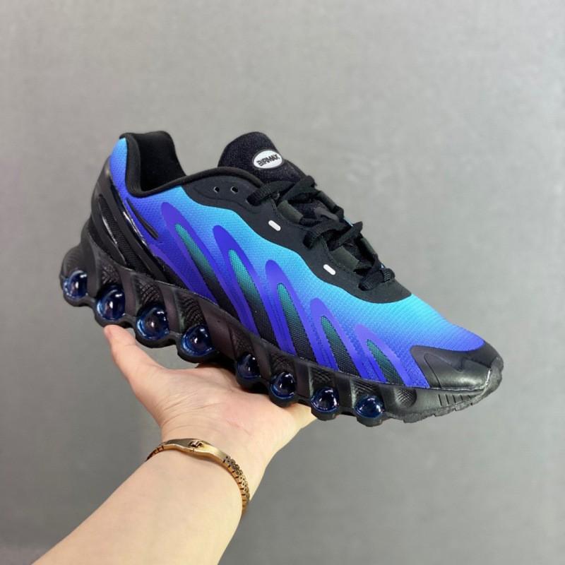 Men Women Running Shoes Lightweight Breathable Flyknit Upper Full Length Air Cushion Comfort Walking Sneakers