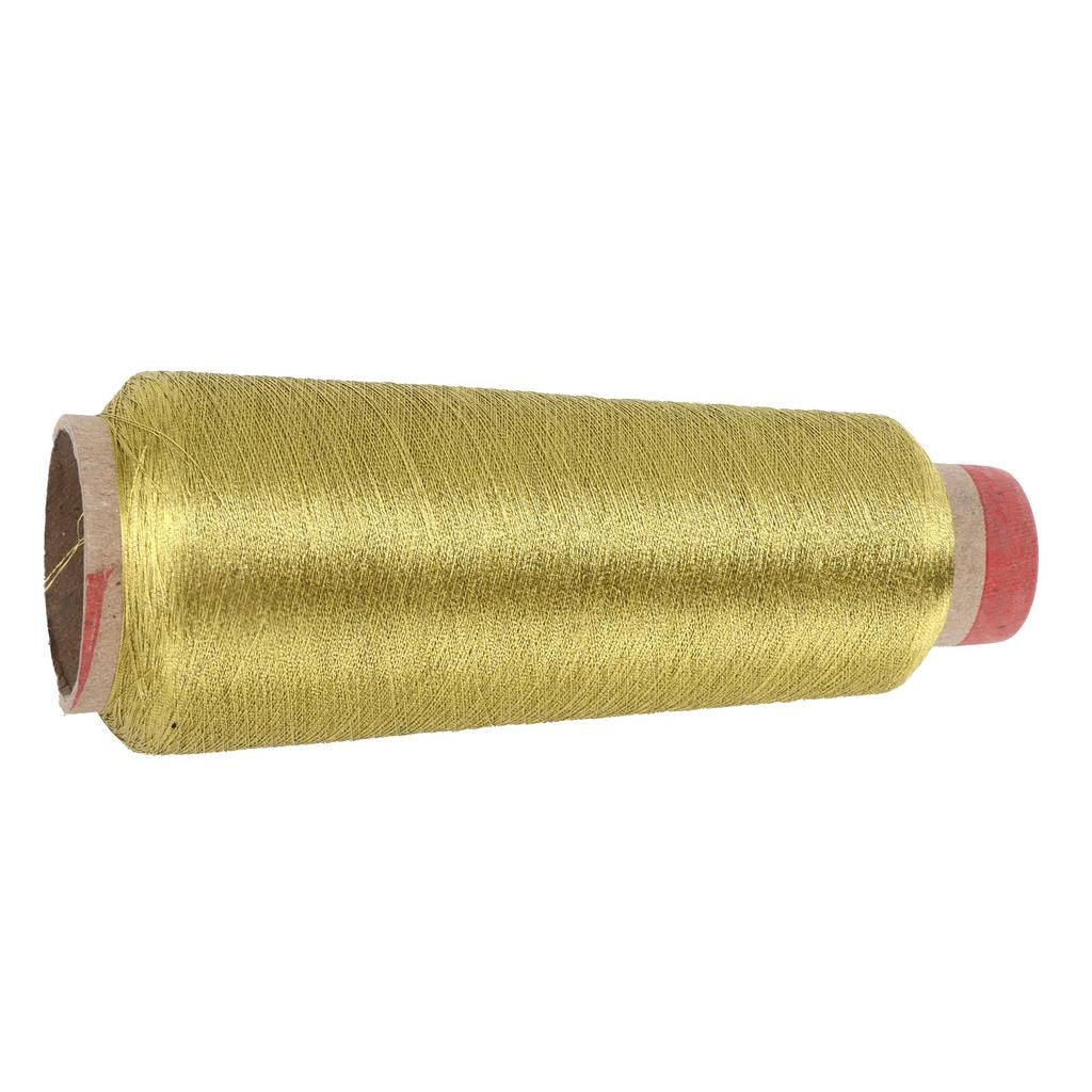 Sewing Thread HardWearing Household Polyester Yarns for DIY Embroidery Machine Project(Gold )