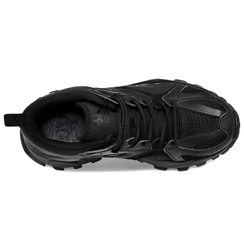 Kappa Chaussures de Sport Rétro en Tissu Amortissantes Antidérapantes Basses Casual Unisexes Baskets Noir K0AW5MC79-990