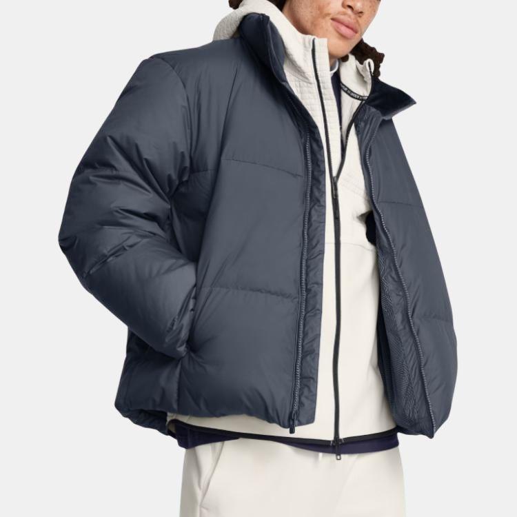 Under Armour ColdGear Down Jacket Men's Blue Gray 1384643-044