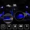 4Pcs Universal Car Armrest Interior Door Handle Lighting Car LED Car Inner Bowl Light Car Atmosphere Lamp Decorative Accessories