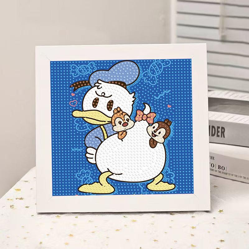 High-End Diamond Painting Diy Van Gogh Starry Sky Cat Creative Handmade Toy Table Decoration Diamond Painting With Frame