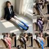 Gradient Color JK Over Knee Hosiery Japanese Style High Leg Socks  Lolita Dress Outfit
