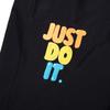 Nike Kids  Knitted Sports Pants Letter Print Tapered Kids Bottoms Black FQ0706-010