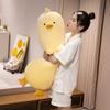 Plush Toy Cartoon Animal Long Pillow Small Yellow Chicken Detachable Wash Pillow Lazy Bedside Cushion Home Backrest