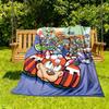 1PC Mega Man, Robotics Outdoor Blanket Lightweight Flannel, Soft & Warm, All-Season Use for Sofa, Outdoor, Camping, Living Room, Office17