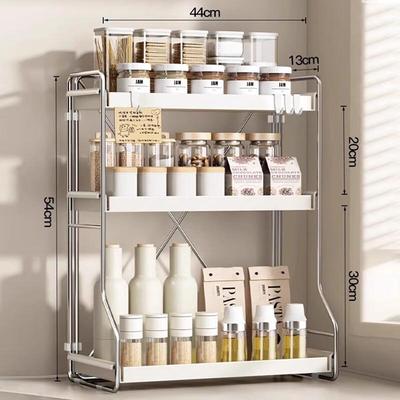 Multi-functional Kitchen Countertop Storage Rack