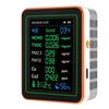 12 In 1 Air Quality Monitor Temperature Humidity Meter 2.8inch TFT Color Screen Portable CO2 Monitor CO2 Formaldehyde Detector