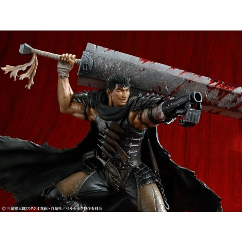 TV Anime "Berserk" Guts Black Swordsman Ver. Approximately 265mm PVC & ABS Pre-painted Finished Figure
