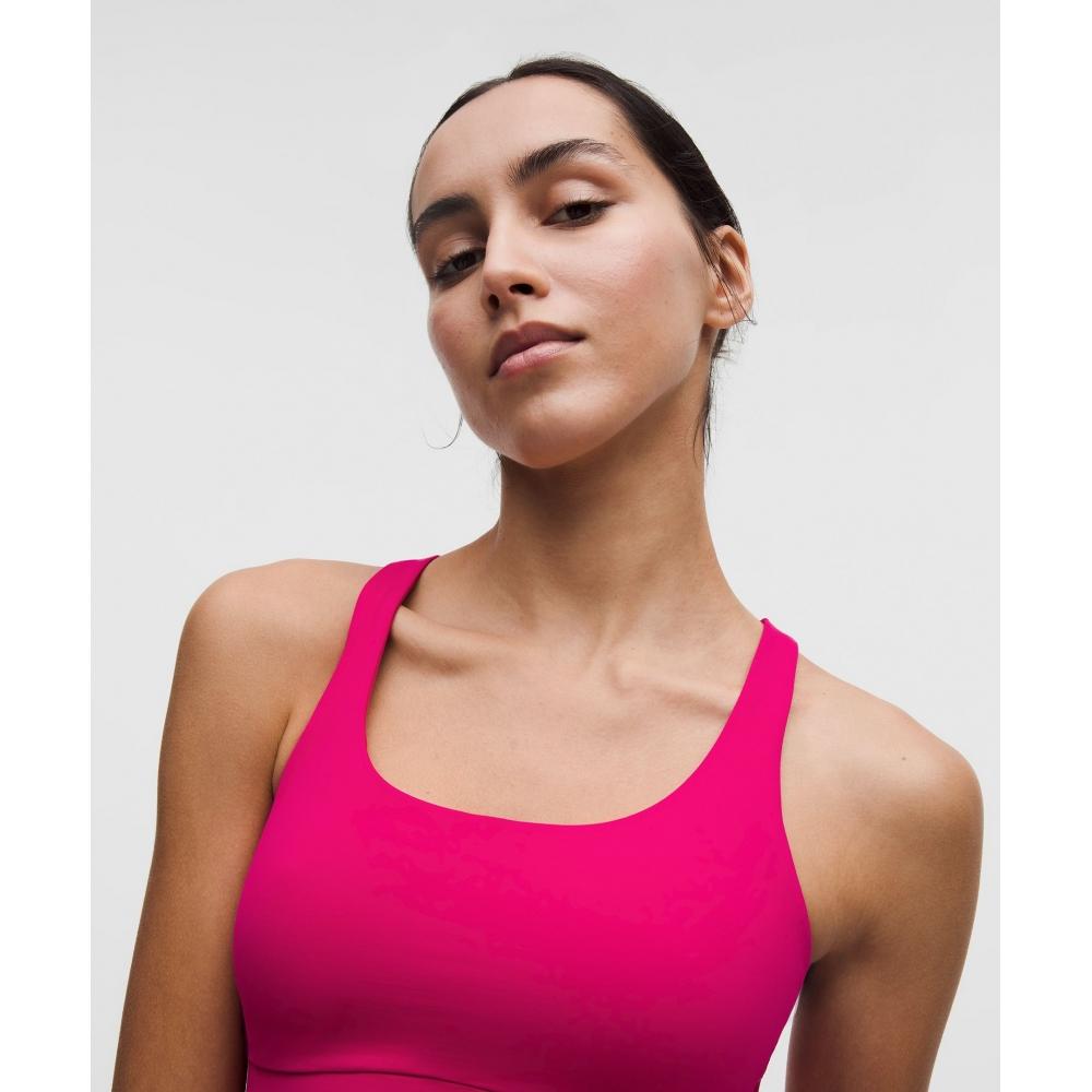 Lululemon Energy Bra MeDium Support  B D Cups  Evolve Calypso Pink