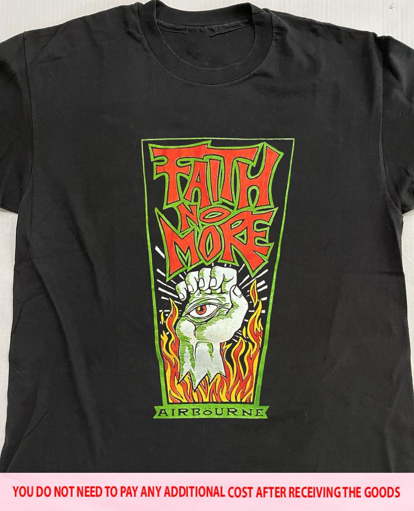 Vintage Faith No More Band Music Cotton Black S-5XL Shirt SN221 Unisex T-Shirt XXXL