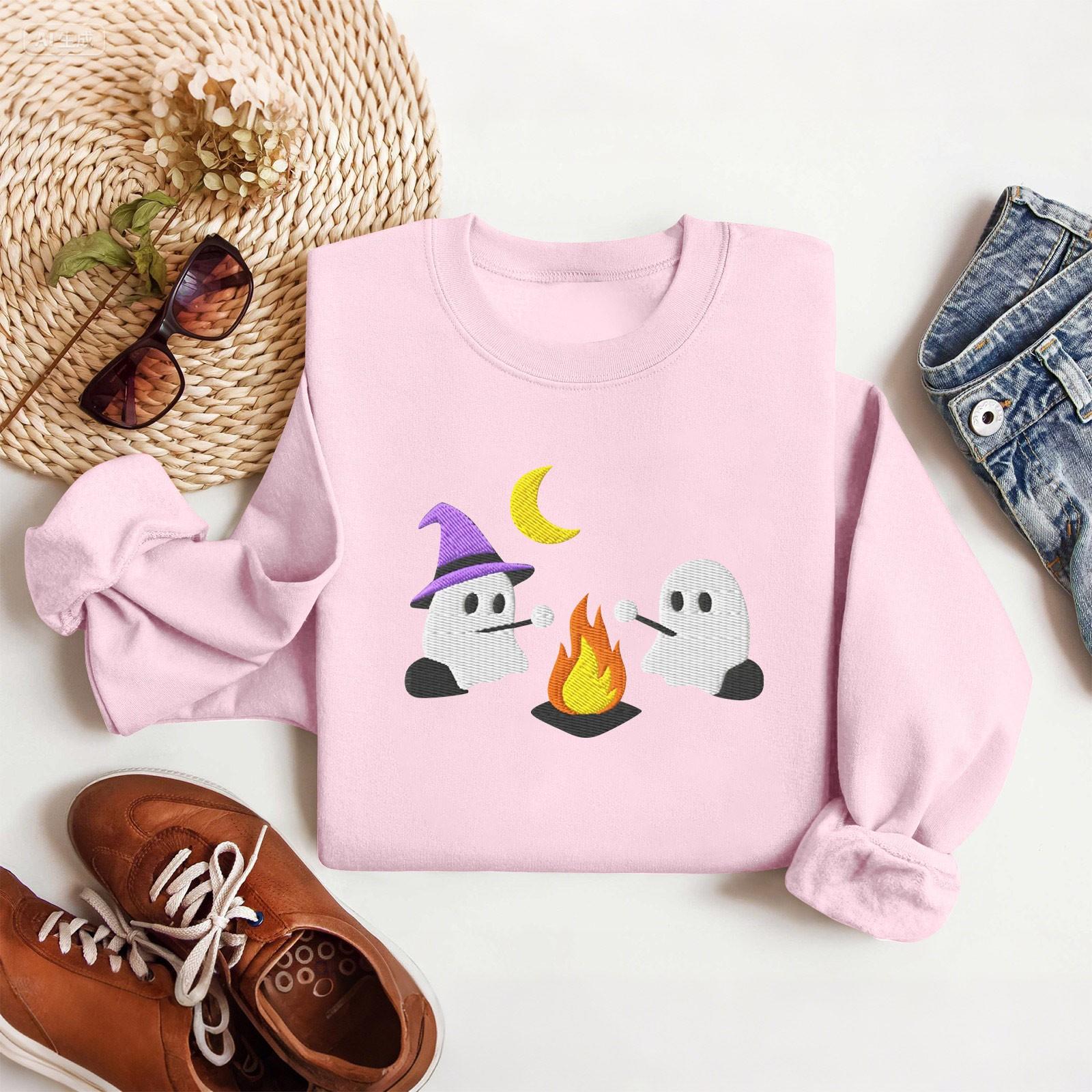 

Женские топы Женский свитшот с длинным рукавом Повседневный с круглым вырезом Свободного кроя Пуловер Флисовые топы M розовый