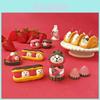 Sweets Resin Decor With Strawberry Heart Cat For Valentines Gift And Home Decor