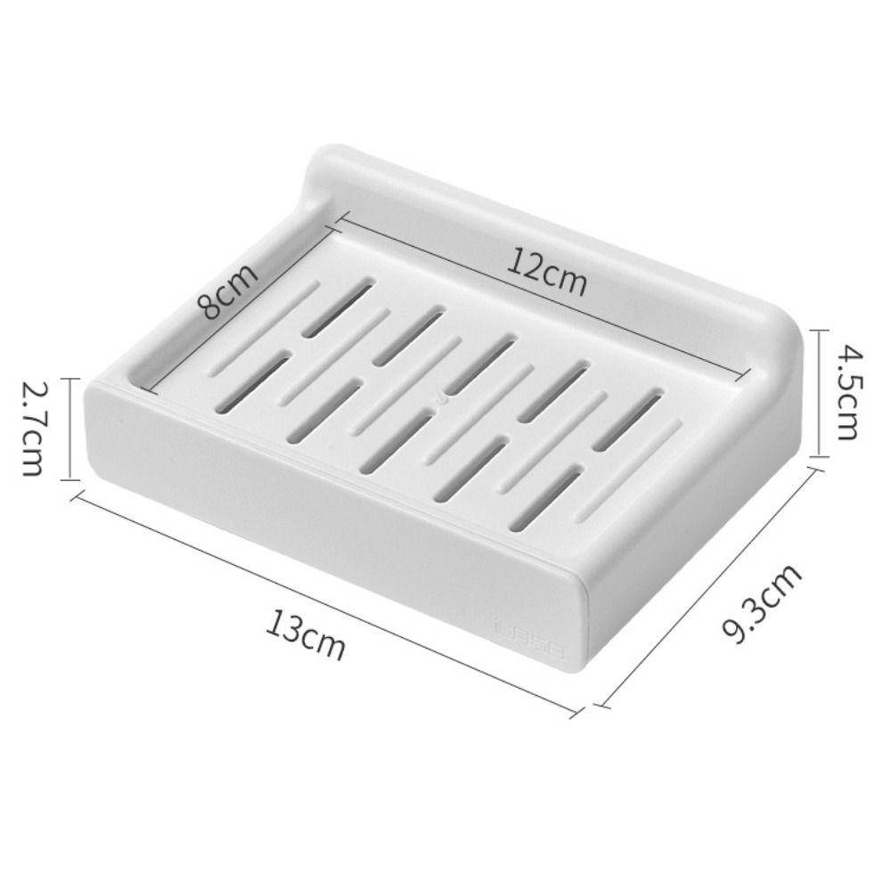 Sturdy Structure Wall Mounted Soap Dish Double Layer Soap Tray Practical Soap Box  Kitchen