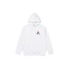 Palace Triangle Logo Hooded Long Sleeve Sweatshirt Unisex Tops White P19HD086
