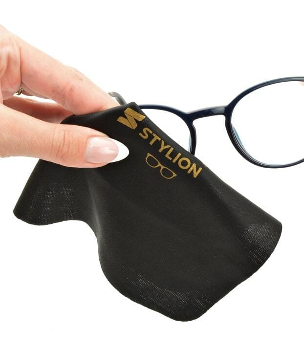 Flexible children' clear lens round glasses frames + elastic Sunoptic K7C black