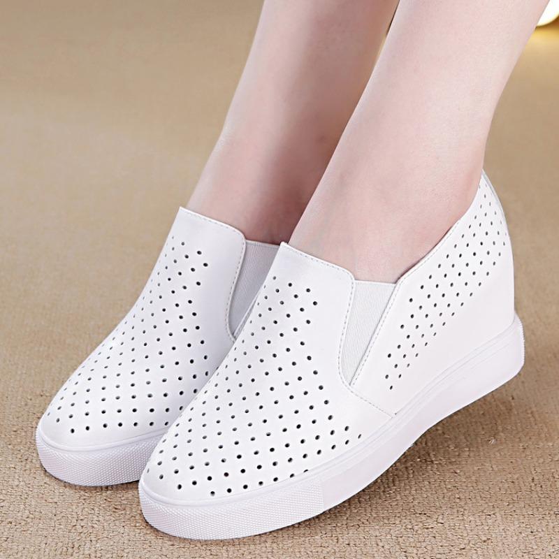 Autumn new fashion women's shoes breathable girls shoes heightening sports casual shoes women
