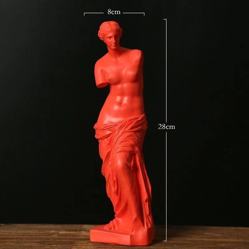 Nordic creative character resin sculpture David Apollo venus Statue office living room wine cabinet home decoration art Ornament