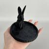 Schwarze Katze Schmuckablage 3D-gedruckte Kaninchen Aufbewahrungsablage Mehrzweck Schmuck Kleinkram Schlüssel Halter Organizer Desktop Dekoration