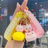 Cute Creative Children's Toys Exquisite Pull Back Car Keychain Bag Pendant