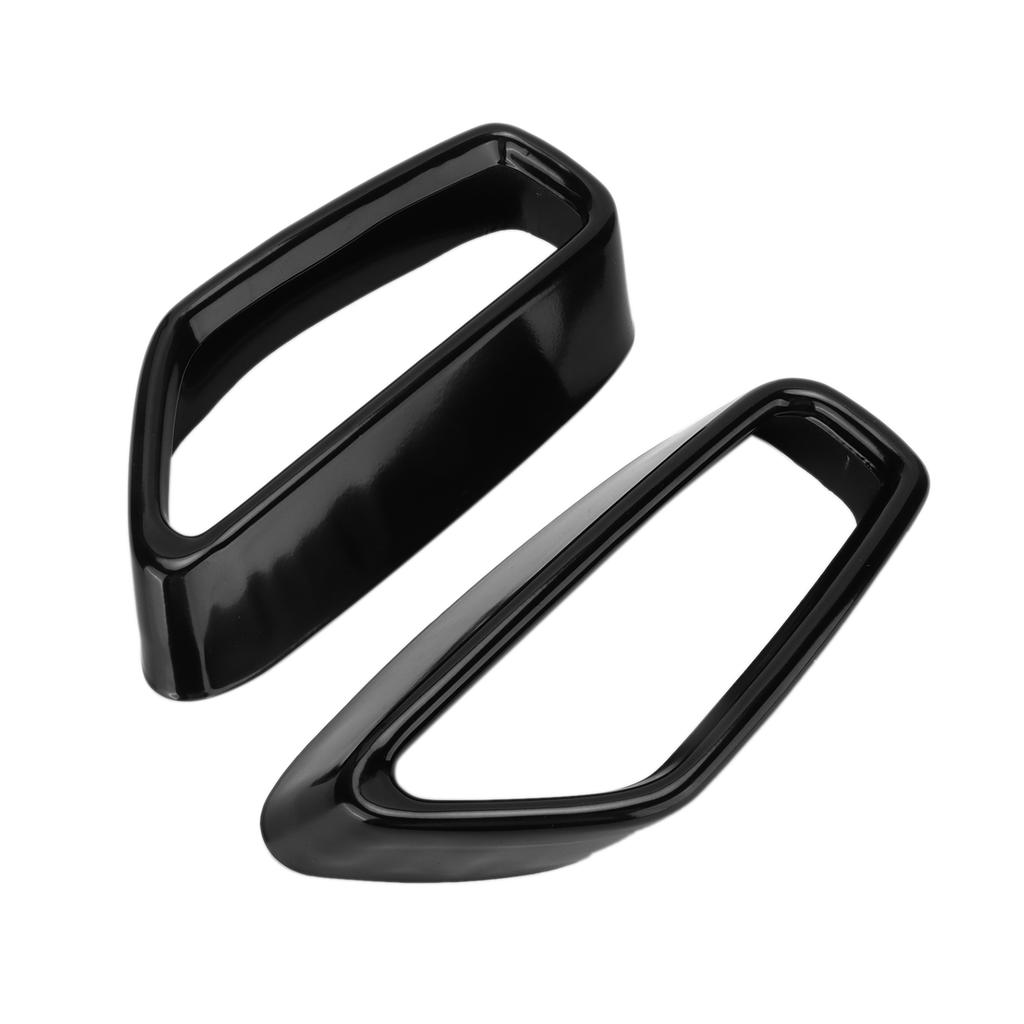 Avgasrörsspets Cover Blank Svart Ersättning för BMW 5-serie G30 G38 2018–2025 Avgasrörsdekor