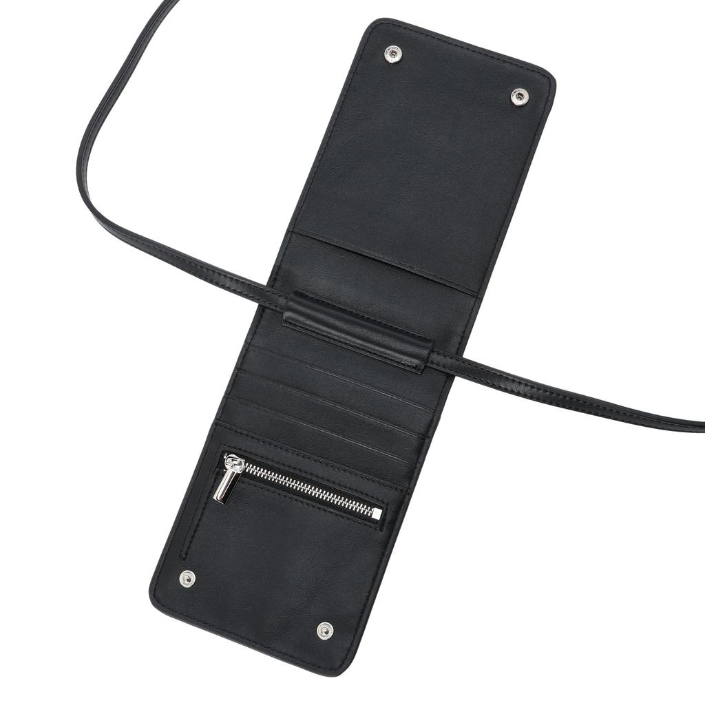 EFOLE Faux Leather Multi-Purpose Smartphone Shoulder Bag, Women's, Black