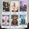 Baraja de Tarot Rosa Interior - Set de Adivinación de 78 Cartas con Guía de Instrucciones 11*6.2cm en Caja Decorativa de Lata