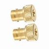2 Pcs Gold BNC Female To SMA Male Convert Adapter Connector