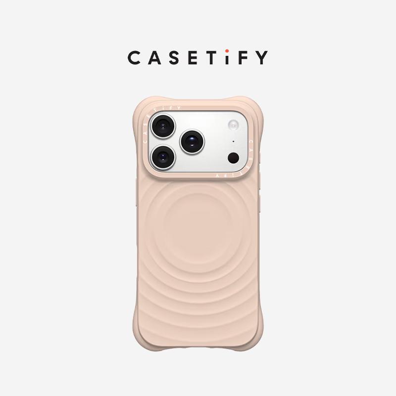 

CASETIFY Solid Wavy MagSafe Phone Case for Apple iPhone 16/17 Pro/Max