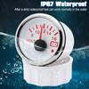 52mm Voltmeter 8-16V 18-32V Voltage Gauge With Alarm Light For Car Marine Boat 7 Color Backlight Volts Meter Waterproof Gauge