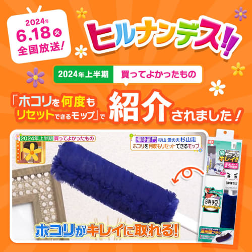 LEC Gekiochikun High-Density Brush, Treloop (Handy), Reusable, Dust Removal/Cleans Mop by Passing It Through the Case