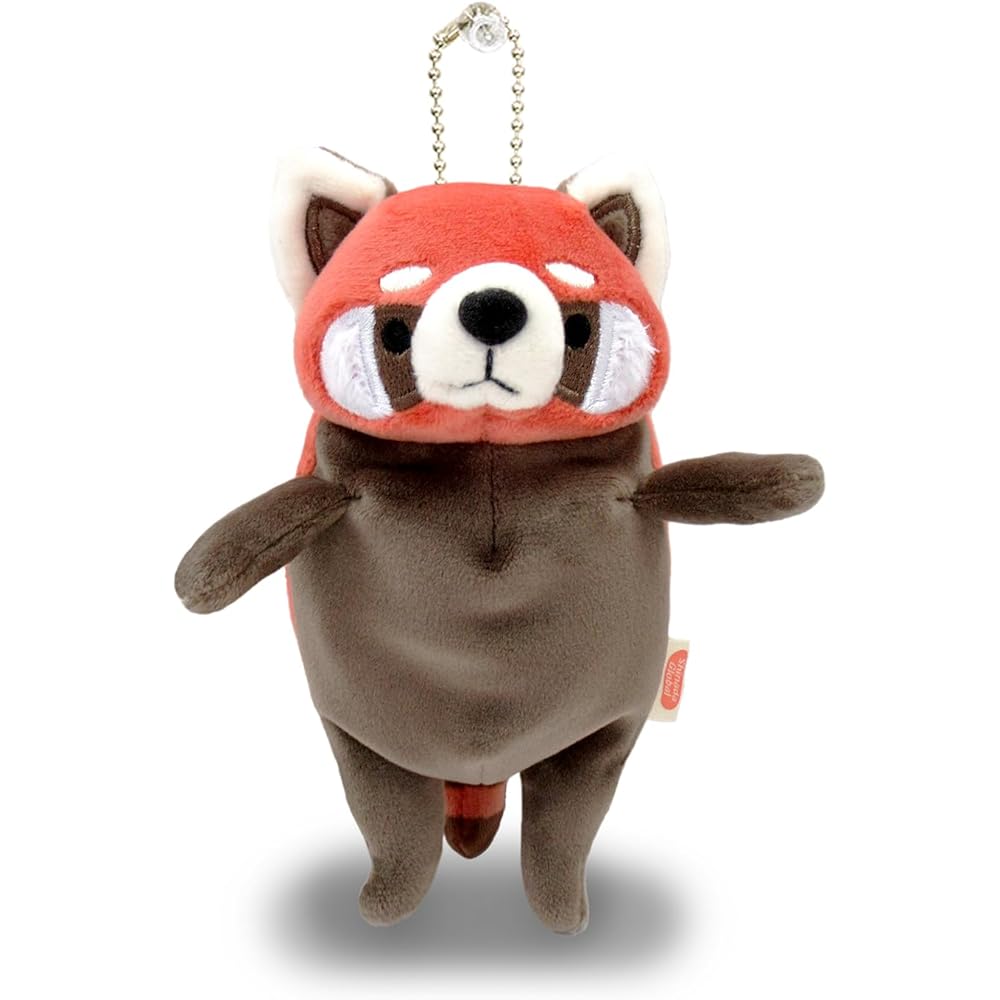 Shinada Global Mochi Series Mini Red Panda Plush Toy 7x5x14cm Animal MORS-0088R