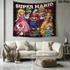 Super Mario Wall Tapestry Aesthetic Wall Hanging Printed Fabric Blanket Decorative Tapestries For Bedroom Living Room Home Decor