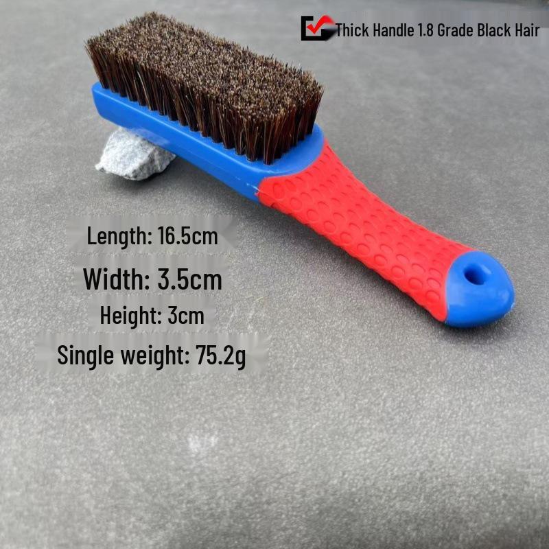 Wenwan Nano & Bristle Brush with Dual-Color Silicone Handle