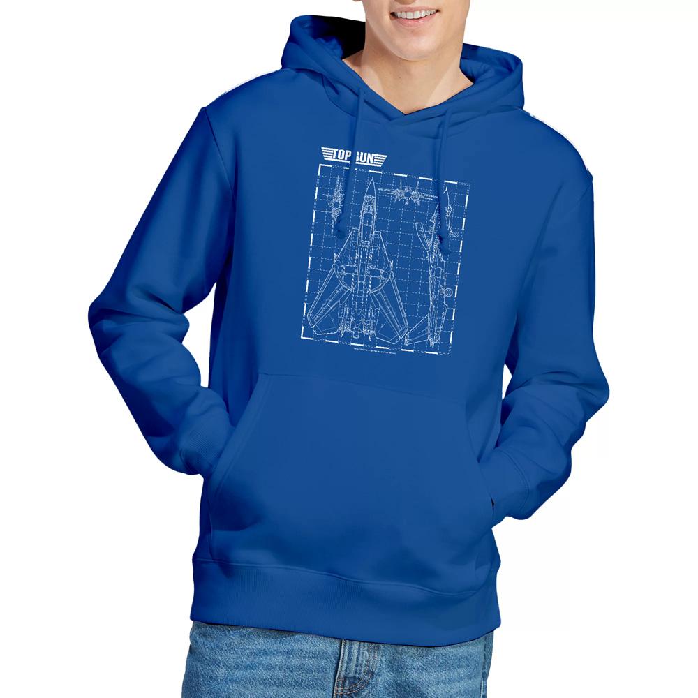 Top Gun Mens Schematic Hoodie