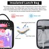 C-Chainsaws Man Reze Insulated Lunch Bags Thermal Bag Reusable,Lunch Container Anime Movie High Capacity Tote Lunch Box