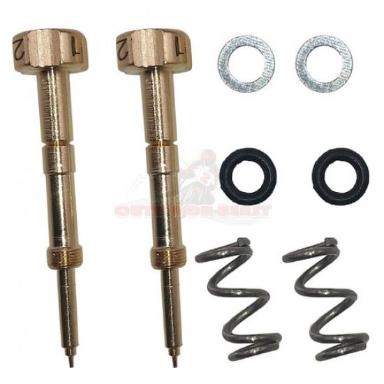 Adjustable Fuel Air Mixture Screws Upgraded Brass for Yamaha Raptor 660 2001-05