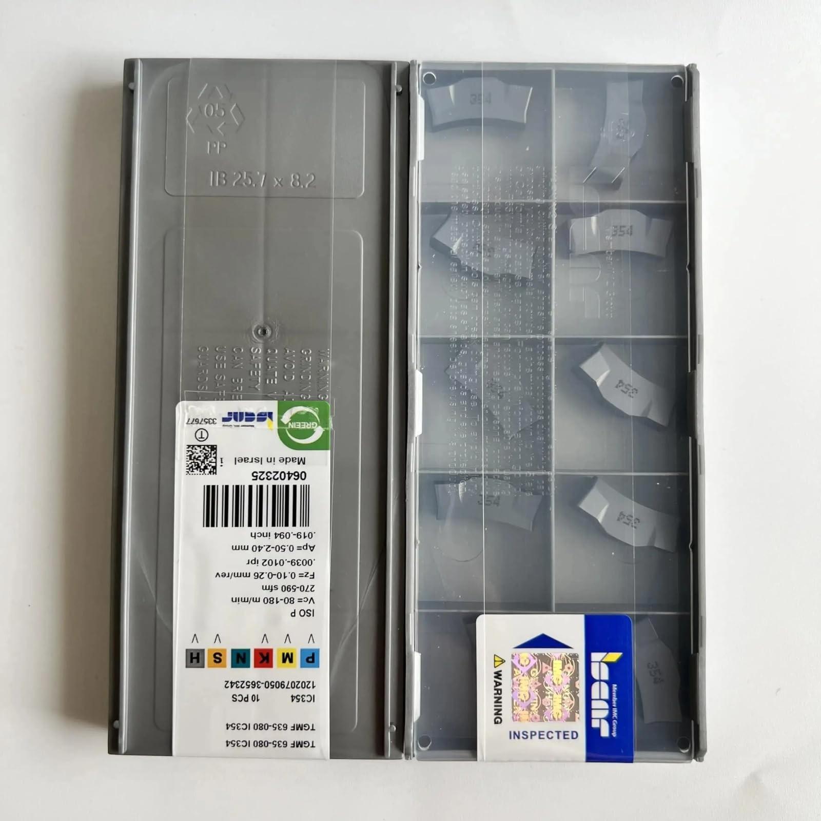 

ISCAR / TGMF635-080 IC354 /Industrial indexable Carbide Inserts 10 PCS