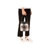 Bally Cleoh 21 Drawstring Closure Striped Decor Leather Bucket Bag Women Handbags Gray Brown 6300233
