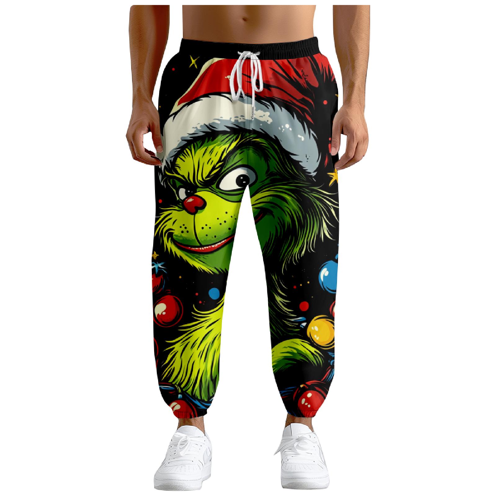 

Мужские повседневные спортивные брюки Мужские свободные прямые брюки Леггинсы S красный