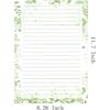 52 Lined Writing Stationery Paper, Beautiful Designs for Writing Letter, Notes, Invitations, Craft, 4 Different Style (11.7 x 8.26")