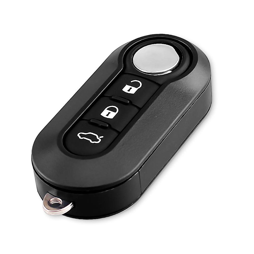2/3 butoane Rabatabil Rabatabil pentru telecomandă Carcasă Husă Shell Cover Fobs pentru FIAT 500 Panda Punto Bravo Alarma Auto fără cheie SIP22 Lamă