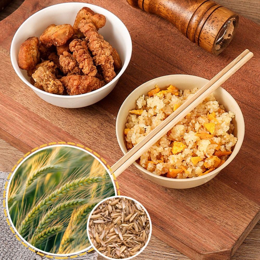 20PCS Heat-Resistant Party Bowl Rice Husks Fruits Bowl Fried Chicken Bowl  Fast-food Restaurant