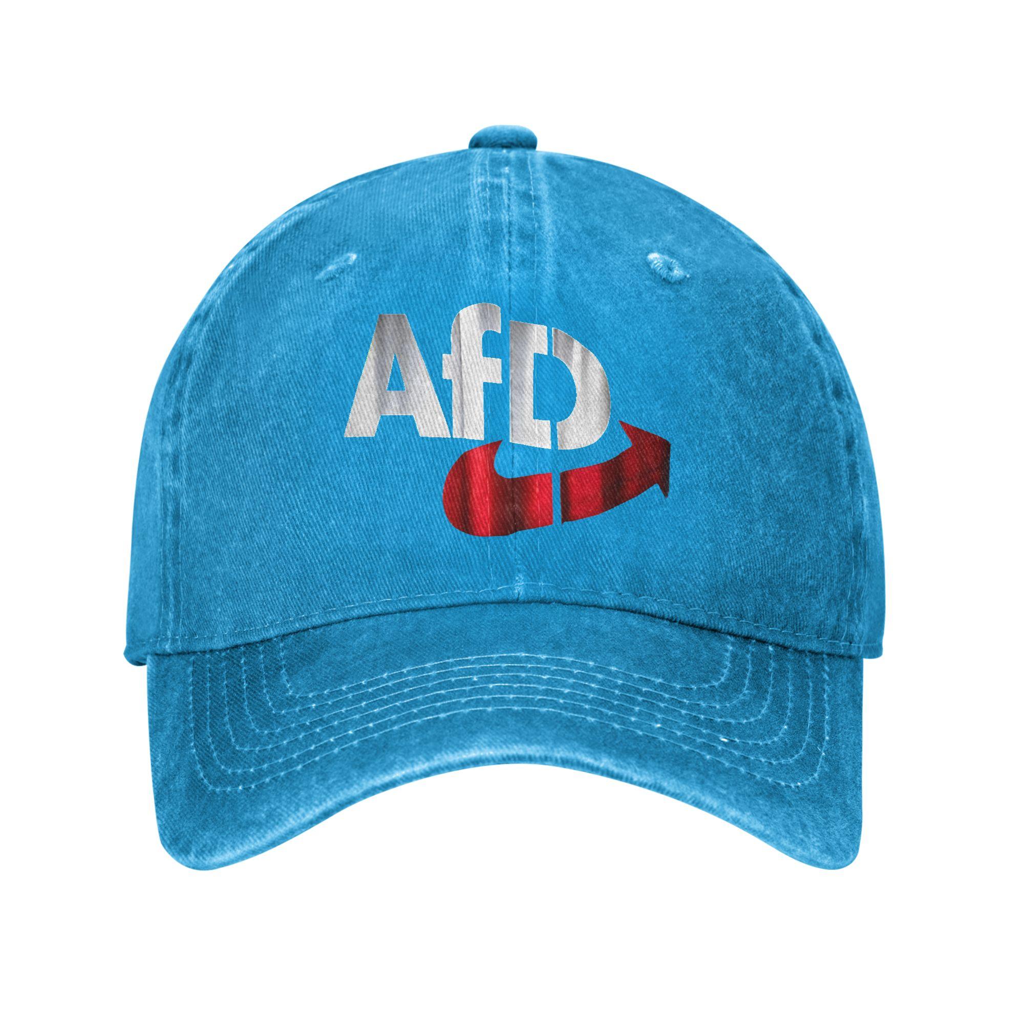 

Альтернативна бейсболка Afd Німеччина Повсякденна бейсболка AFD Німецький логотип Мисливська кемпінгова тракерська кепка Дихаюча унісекс Чоловічі бейсболки One Size