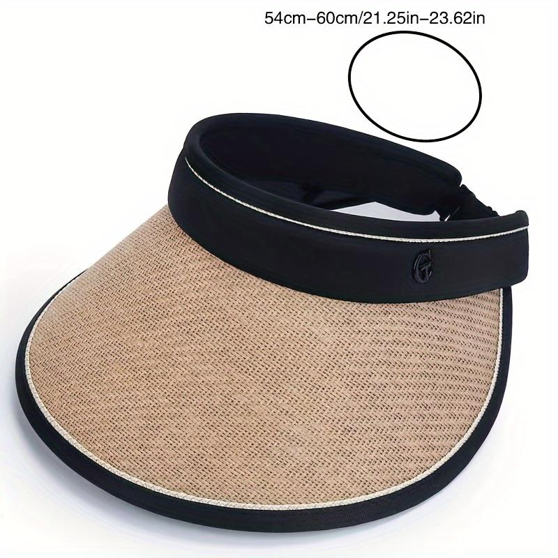 Foldable Sun Hat, UV Resistant, Solid Color, Wide Edge, Elastic Sun Hat, Outdoor Bicycle, Travel, Beach Hat for Women
